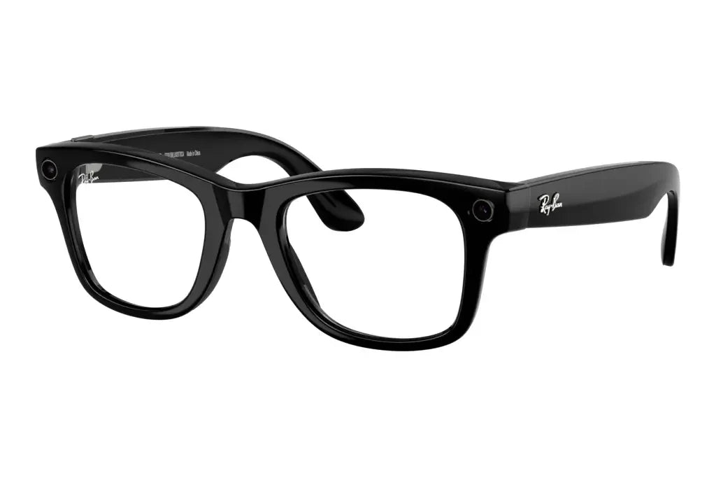 Ray-Ban Meta 4012 Shiny Black smart glasses with Transition Graphite Green lenses – Dayal Opticals