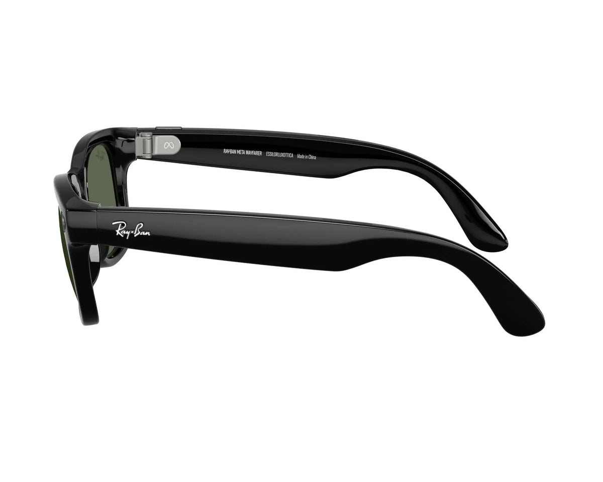 RAY BAN META 4012 SHINY BLACK G15 GREEN