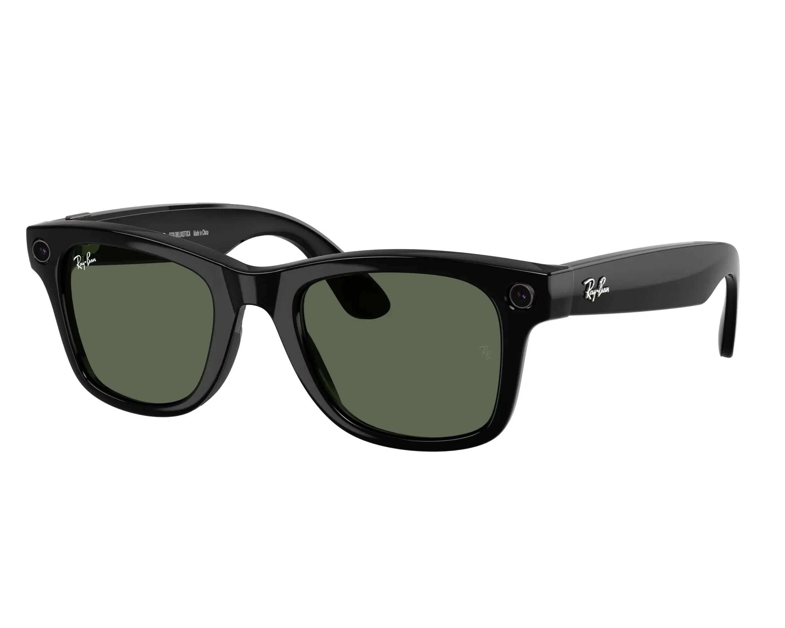 Ray-Ban Meta 4012 Shiny Black smart glasses with G15 Green lenses Dayal Opticals