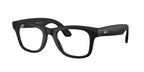 Ray-Ban Meta 4012 Matte Black acetate Wayfarer eyewear with clear blue-light lenses – Unisex – Dayal Opticals