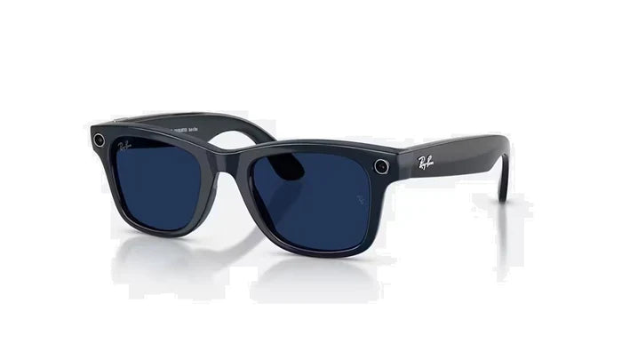 Ray-Ban Meta 4012 Smart Glasses in Shiny Cosmic Blue with Sapphire Transition Lenses