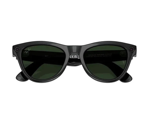 RAY BAN META 4014 SKYLER SHINY BLACK TRANSITIONS GRAPH GREEN