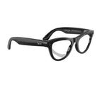 RAY BAN META 4014 SKYLER SHINY BLACK TRANSITIONS GRAPH GREEN