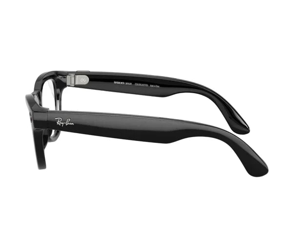 RAY BAN META 4014 SKYLER SHINY BLACK TRANSITIONS GRAPH GREEN