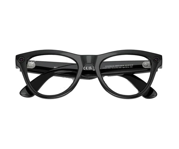 RAY BAN META 4014 SKYLER SHINY BLACK TRANSITIONS GRAPH GREEN