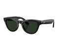 RAY BAN META 4014 SKYLER SHINY BLACK TRANSITIONS GRAPH GREEN
