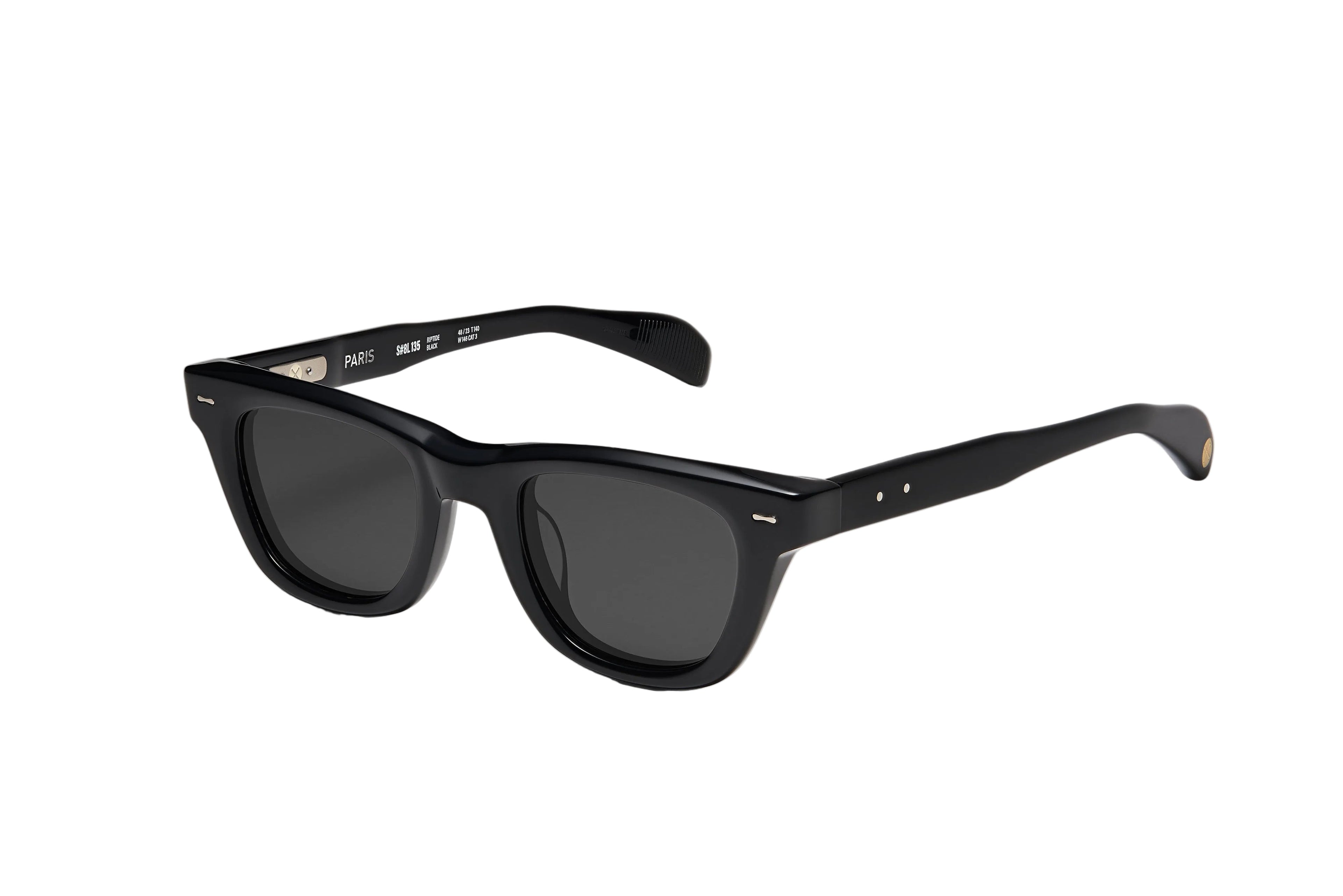 PETER AND MAY S135 RIPTIDE BLACK 48 KIDS SUNGLASSES
