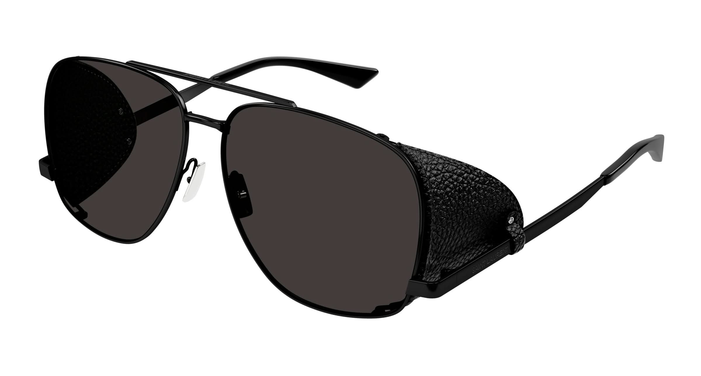 SAINT LAURENT SL653 LEON LEATHER 002 59 SUNGLASSES
