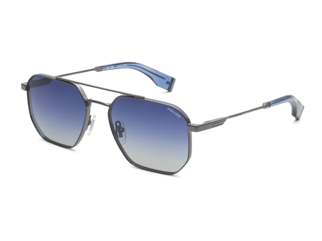 POLICE SPLV95K MERCURY LITE 568P 55 SUNGLASSES