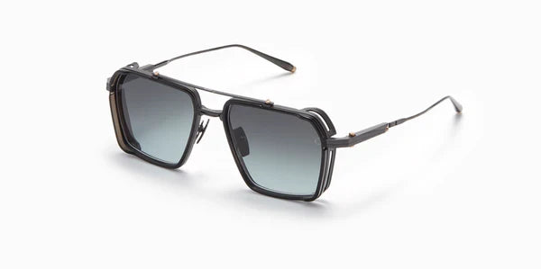 Akoni Tiros Black Iron & Black Crystal Aks510-A Size 58, Sunglasses - Dayal opticals  