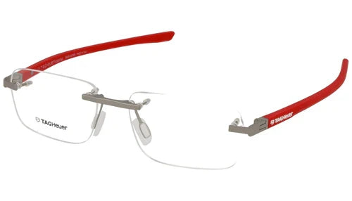 Tag Heuer Opticals 50030U Silver Red 016 – Dayal Opticals