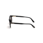 Tom Ford 0834 01A Shiny Black   Sunglasses, Size 52 – Dayal Opticals