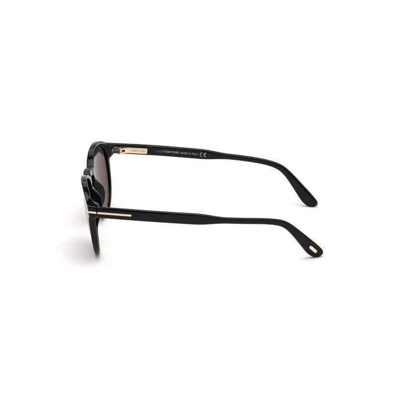 Tom Ford 0834 01A Shiny Black   Sunglasses, Size 52 – Dayal Opticals