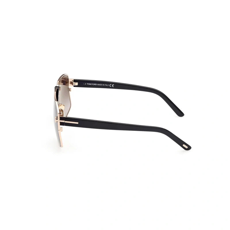 Tom Ford 0911 28B Shiny Rose Gold Sunglasses, Size 66 – Dayal Opticals