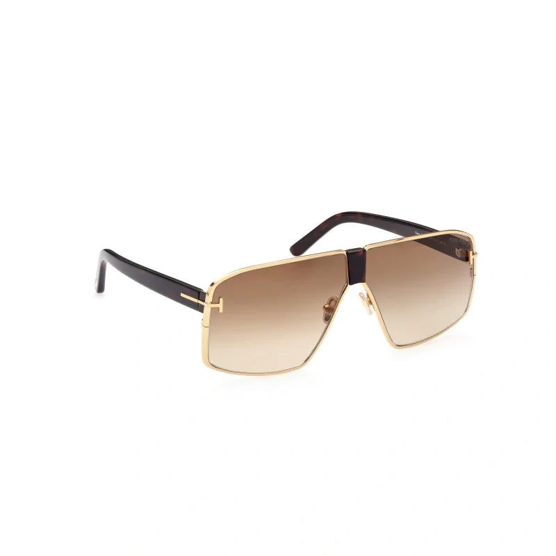Tom Ford 0911 30F Shiny Deep Gold Sunglasses, Size 66 – Dayal Opticals