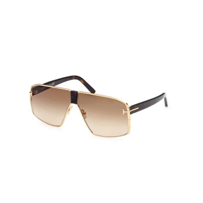 Tom Ford 0911 30F Shiny Deep Gold Sunglasses, Size 66 – Dayal Opticals