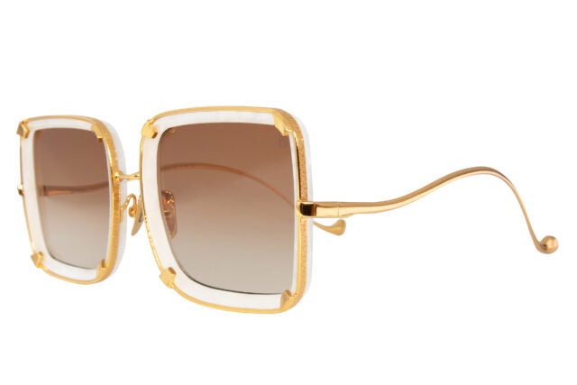 Anna Karin Karlsson White Moon Tobacco sunglasses, size 57 – Dayal Opticals