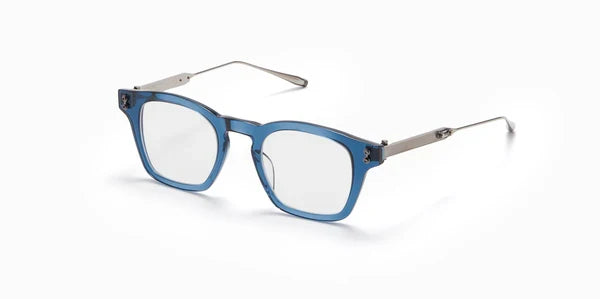 Akoni Wise Crystal Blue - Black Palladium Akx418-D Size 48, Frame - Dayal opticals