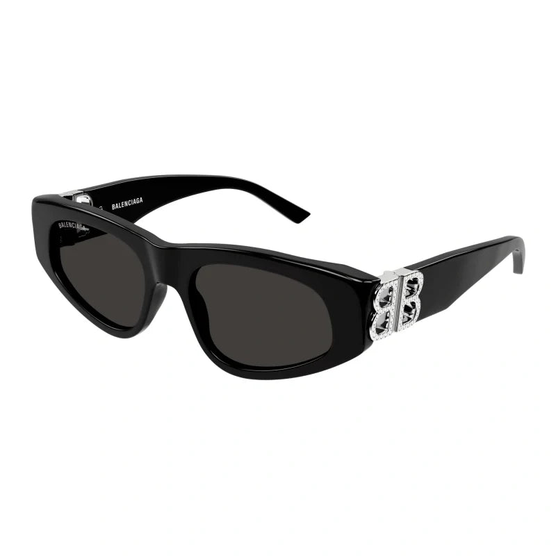 Balenciaga 0095S Black Grey 018 Sunglasses, Size 53 – Dayal Opticals