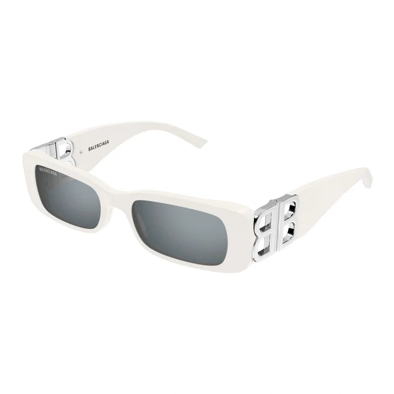 Balenciaga 0096S White 020 Sunglasses, Size 51 – Dayal Opticals