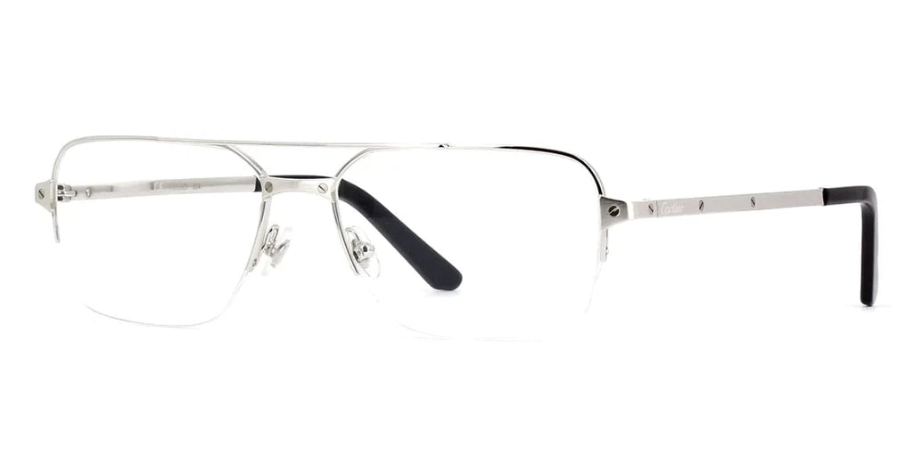 Cartier 0308O silver 004 frame, size 56 - Dayal Opticals India      