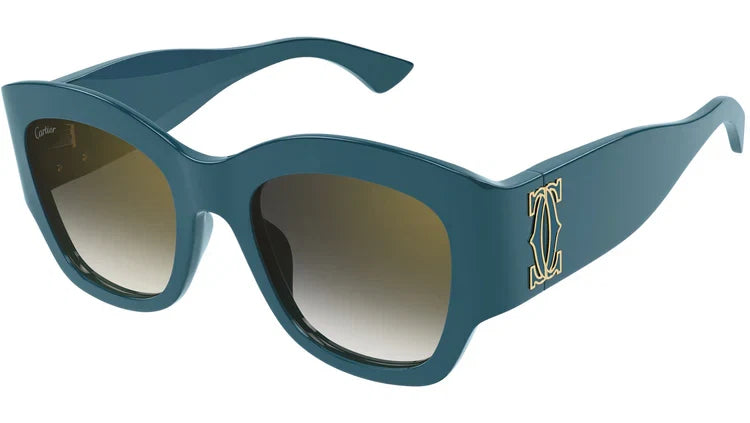 Cartier 0304S green & grey 007 sunglasses,  size 52  - Dayal Opticals India