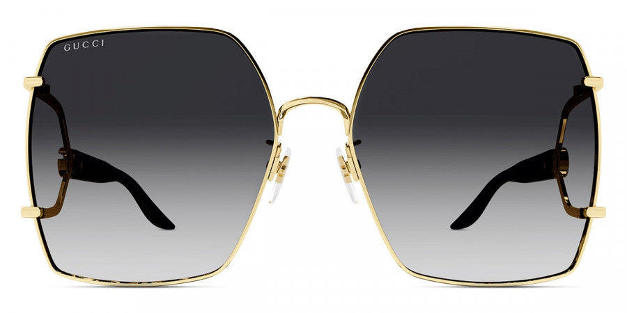 Gucci 1564SA Gold Black & Grey 001 Size 61, Sunglasses - Dayal Opticals