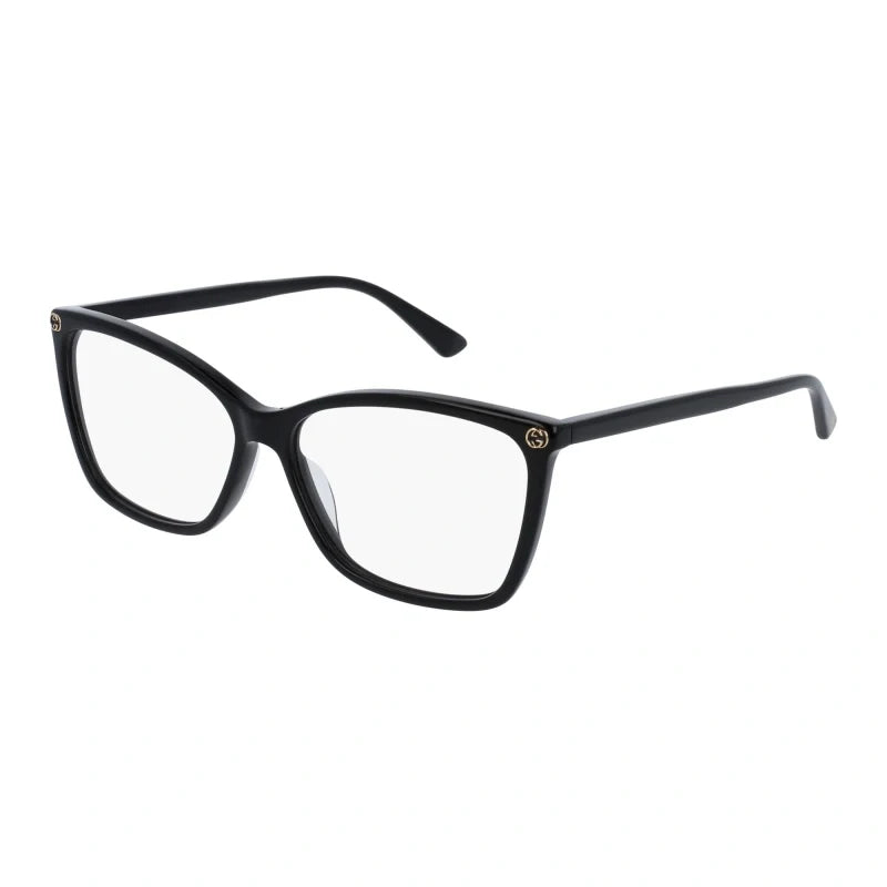 Gucci 0025O Black 001 Size 56, Frame - Dayal Opticals