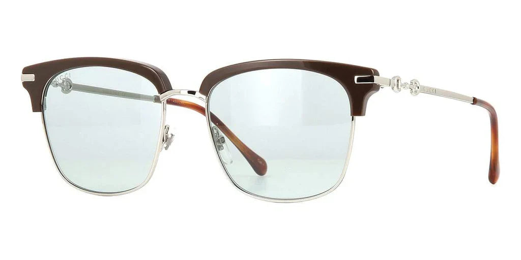 Gucci 0918S Brown & Silver 004 Size 56 ,Sunglasses - Dayal Opticals