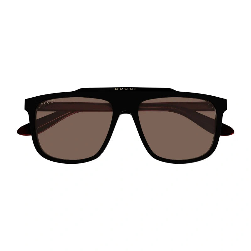 Gucci 1039S Black & Red Brown 003 Size 58, Sunglasses - Dayal Opticals