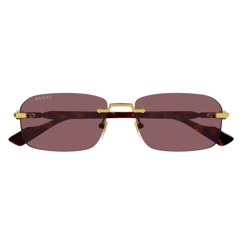 Gucci 1221S Gold & Havana Brown 002 Size 56,  Frame - Dayal Opticals