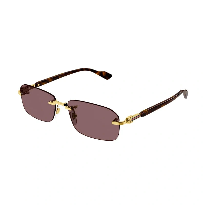 Gucci 1221S Gold & Havana Brown 002 Size 56,  Frame - Dayal Opticals