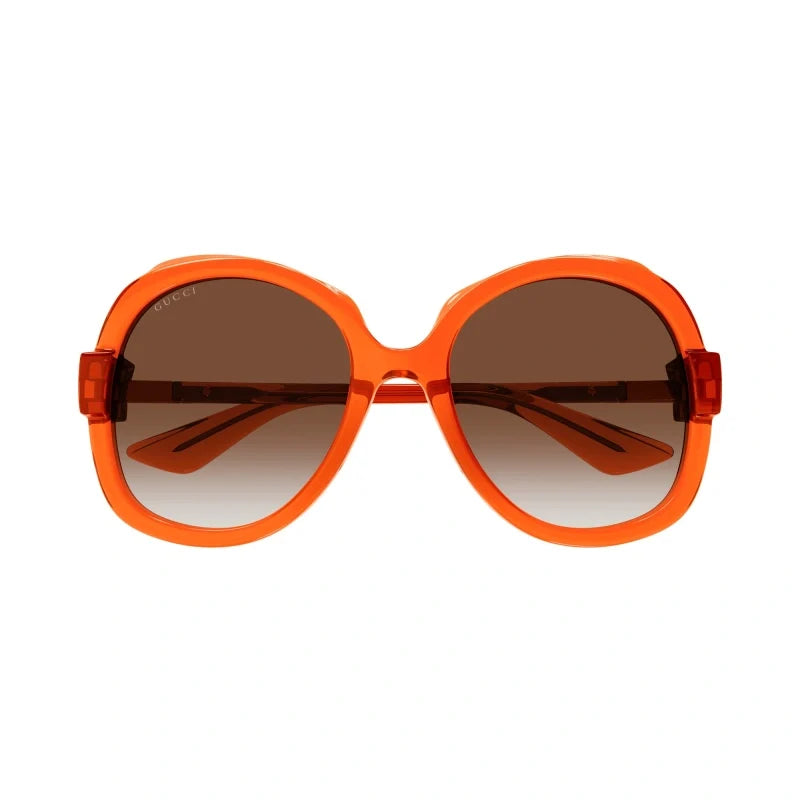 Gucci 1432S Orange 004 Size 57, Sunglasses - Dayal Opticals