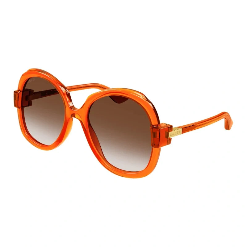 Gucci 1432S Orange 004 Size 57, Sunglasses - Dayal Opticals