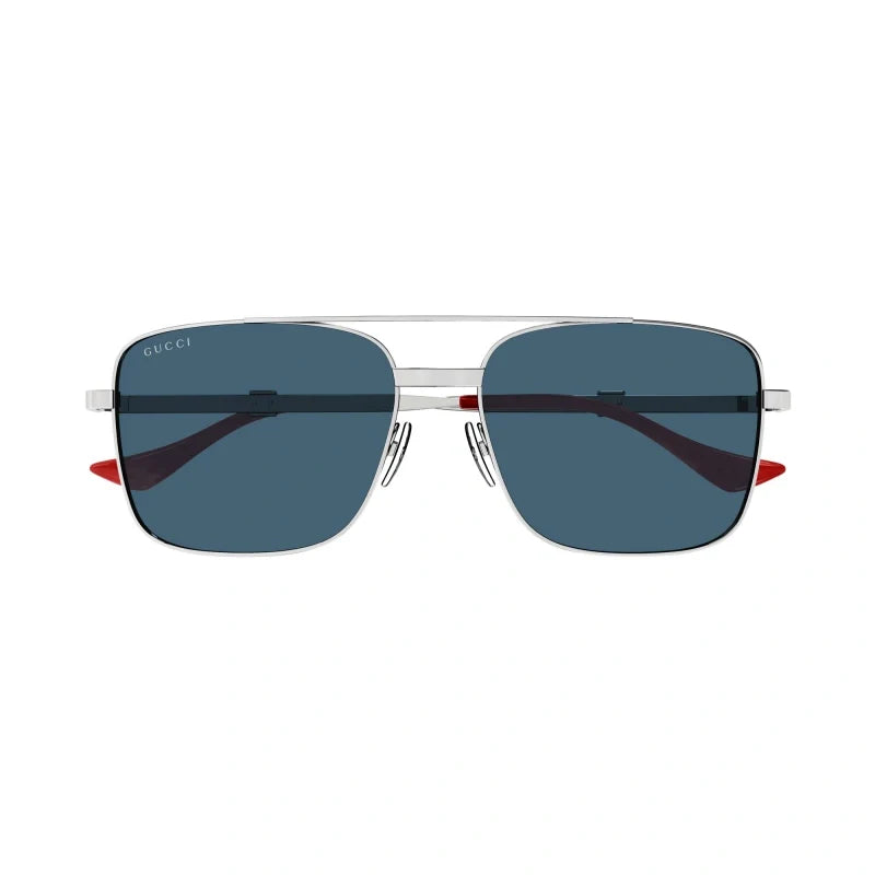 Gucci 1441S Silver & Blue 003 Size 58, Sunglasses - Dayal Opticals