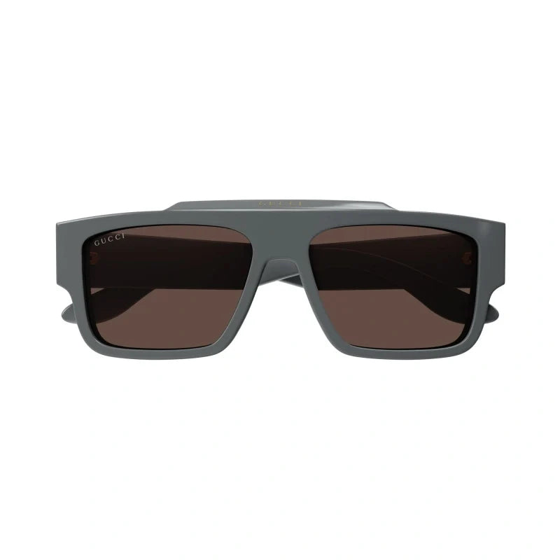 Gucci 1460S Grey & Brown 003 Size 56,  Sunglasses - Dayal Opticals