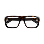 Gucci 1462O Havana & Transparent 002 Size 56,  Frame - Dayal Opticals