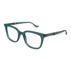 Gucci 1497O Green & Transparent 003 Size 50,  Frame - Dayal Opticals