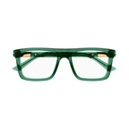 Gucci 1504O Green & Transparent 003 Size 54,  Frame - Dayal Opticals