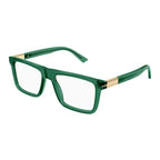 Gucci 1504O Green & Transparent 003 Size 54,  Frame - Dayal Opticals