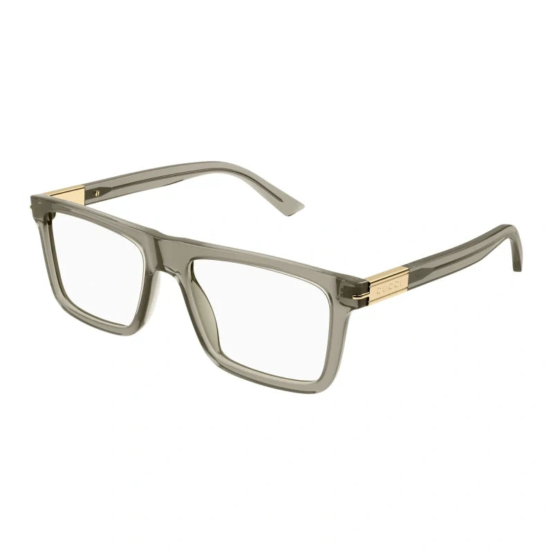 Gucci 1504O Brown & Transparent 004 Size 54,  Frame - Dayal Opticals