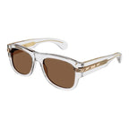 Gucci 1517S Crystal & Brown 004 Size 54,  Sunglasses - Dayal Opticals
