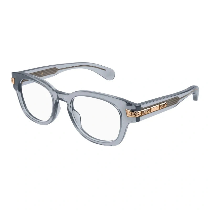 Gucci 1518O Grey & Transparent 003 Size 51,  Frame - Dayal Opticals