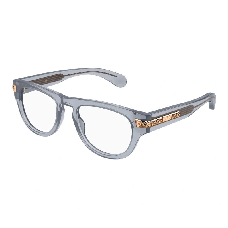 Gucci 1519O Grey & Transparent 003 Size 51,  Frame - Dayal Opticals