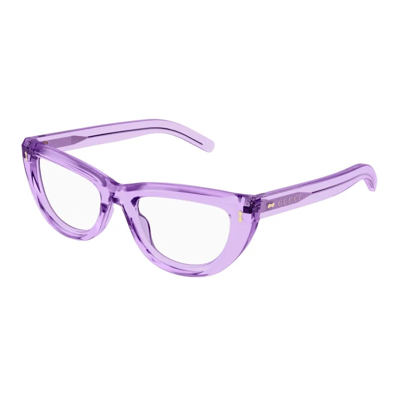 Gucci 1521O Violet & Transparent 004 Size 51,  Frame - Dayal Opticals
