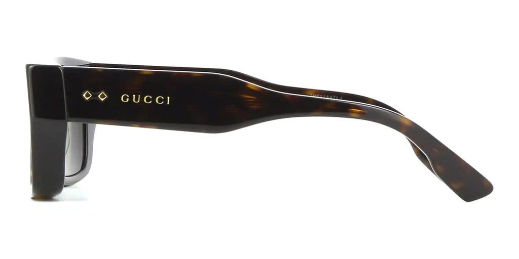 Gucci 1529S Shiny Dark Havana & Green 002 Size 54,  Sunglasses - Dayal Opticals