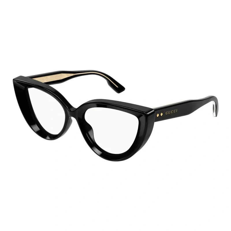 Gucci 1530O Black & Transparent 001 Size 52,  Frame - Dayal Opticals