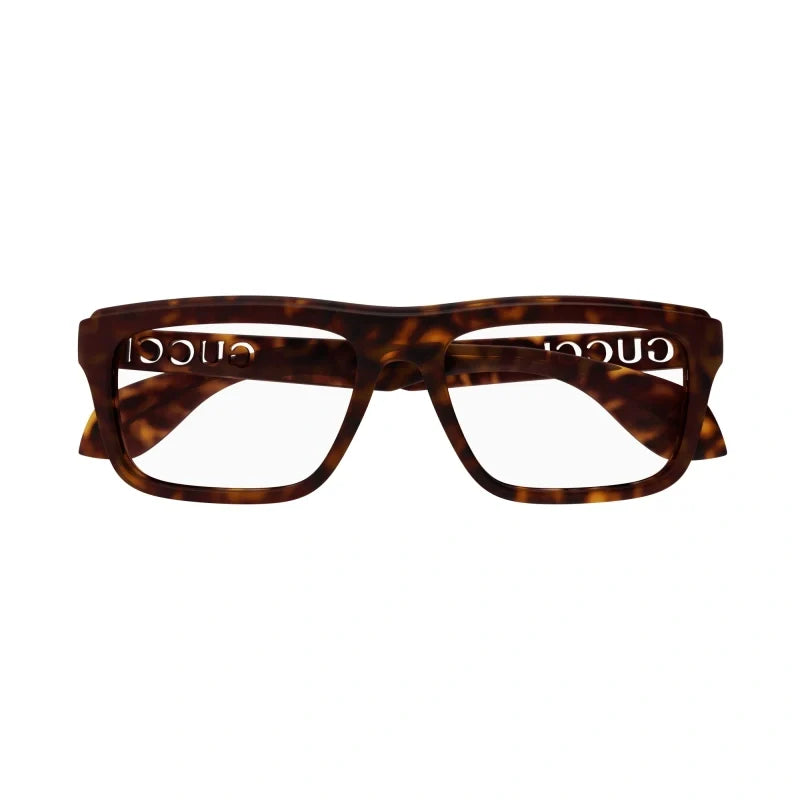 Gucci 1572O Havana Transparent 002 Size 54, Frame - Dayal Opticalss