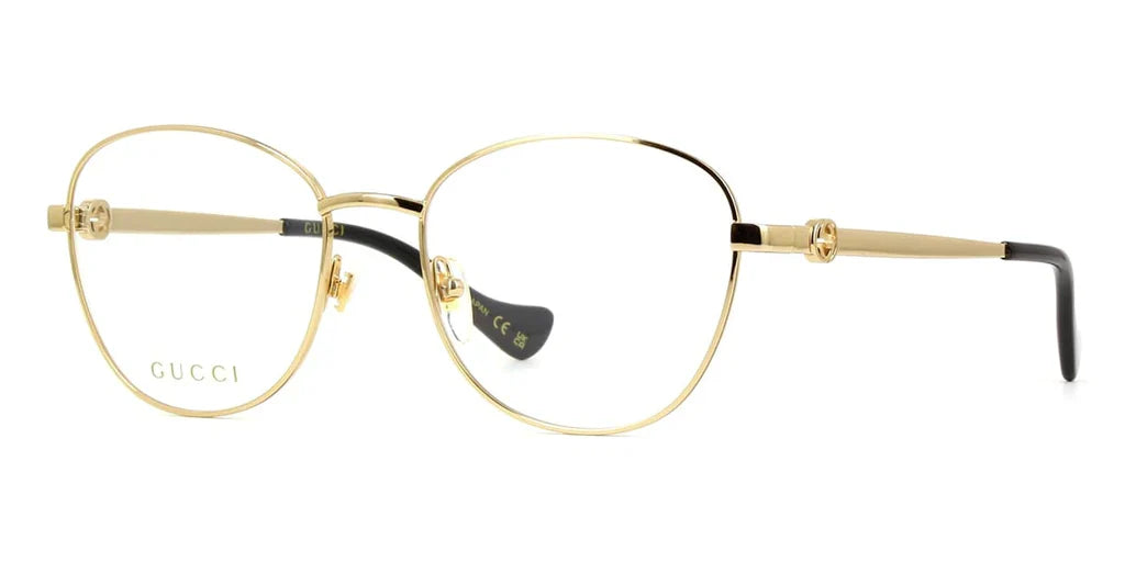 Gucci 1601O Gold & Black 001 Size 54, Frame - Dayal Opticalss