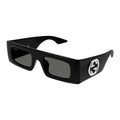 Gucci 1646S Black & Grey 001 Size 49,  Sunglasses - Dayal Opticals